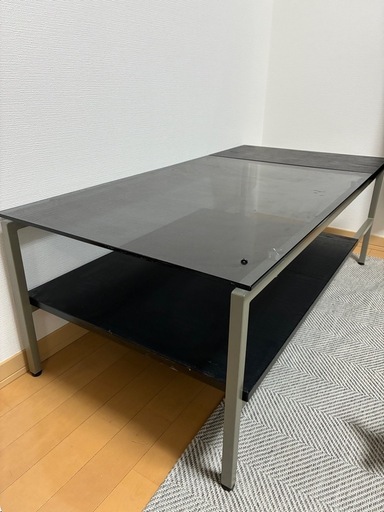 ニトリガラステーブル (メイ) 福島のテーブル《センターテーブル》の