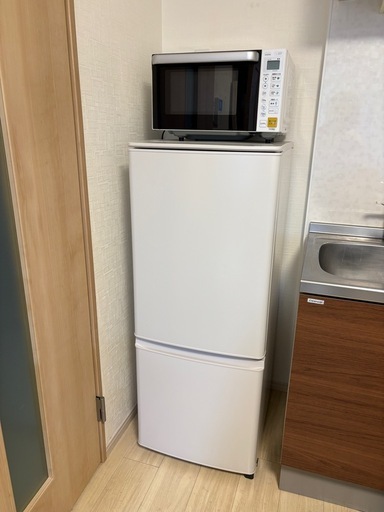 【美品】冷蔵庫、電子レンジの2点セット