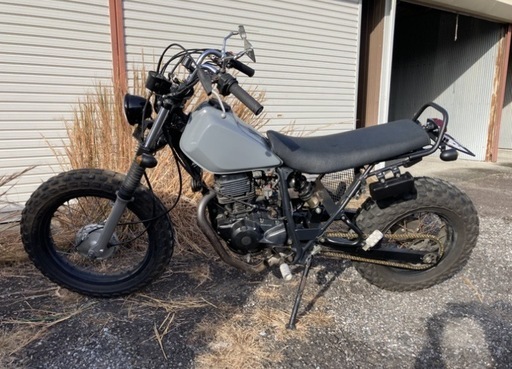 TW200 カスタム　セミレストア車　部品取り車付き