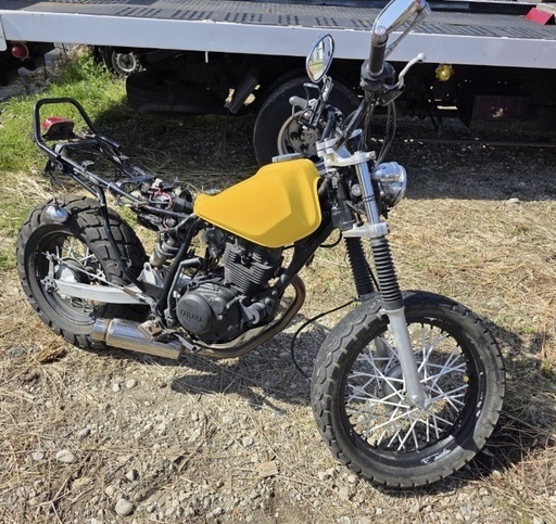 TW200 カスタム　セミレストア車　部品取り車付き