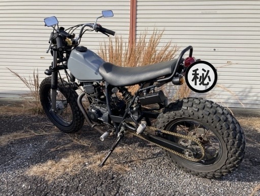 TW200 カスタム　セミレストア車　部品取り車付き