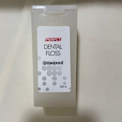 デンタルフロス200m、12個、Unwaxedの画像