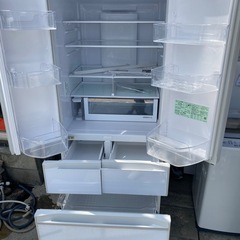 NO C7🌈福岡市内配送設置無料✨🌈冷蔵庫 HWタイプ クリスタルホワイト R-HW52N-XW [520L /6ドア /観音開きタイプ] 2020年の画像