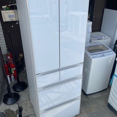 NO C7🌈福岡市内配送設置無料✨🌈冷蔵庫 HWタイプ クリスタルホワイト R-HW52N-XW [520L /6ドア /観音開きタイプ] 2020年の画像