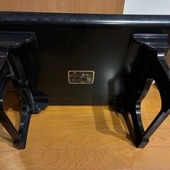 折りたたみ式　ミニテーブル　お膳　机　コーナーテーブル　ローテーブルの画像