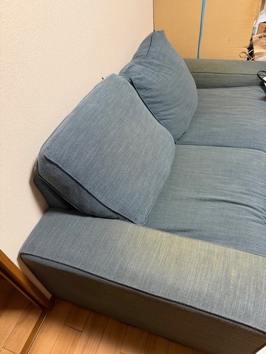 IKEA KIVIK シーヴィク 2人掛けソファ ブルー　引取5000円