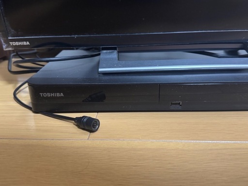 【美品】東芝REGZA 24型テレビ＋ブルーレイレコーダーセット｜録画OK・すぐ使える
