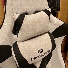 値下げ【美品】エムール 座椅子 EMOORACERS（リクライニング・回転式）の画像