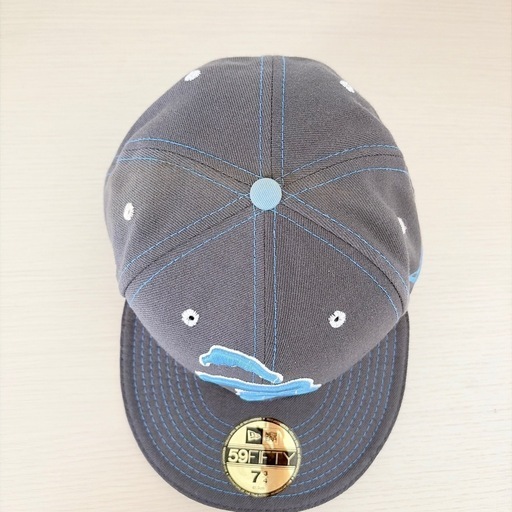 限定❤️ XLARGE × NEW ERA キャップ グレー スカイブルー