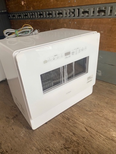 シロカ 2WAY食器洗い乾燥機｜4～5人用 温風乾燥機能 バケツ給水 食器36点 UV除菌 食洗機 工事不要 分岐水栓可 タイマー6段階設定 おまかセンサー搭載 日本メーカー｜SS-MH351 ホワイト 2023年式