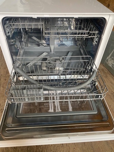 シロカ 2WAY食器洗い乾燥機｜4～5人用 温風乾燥機能 バケツ給水 食器36点 UV除菌 食洗機 工事不要 分岐水栓可 タイマー6段階設定 おまかセンサー搭載 日本メーカー｜SS-MH351 ホワイト 2023年式