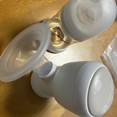 pigeon 電動 搾乳機 handy fit+  母乳フリーザーパック アタッチメントの画像