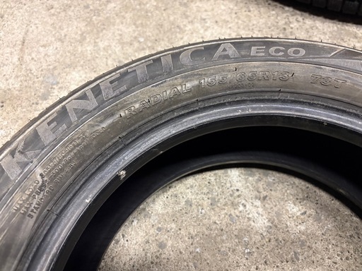 KENDA 155/65R13 4本 ほぼ新品夏タイヤ2020年製