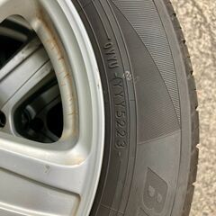 【2024年購入（2023年製）】ヨコハマタイヤ 175/65R15 4本セット（ホイール付）の画像