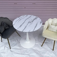 サロン用 テーブル＋チェア2脚セットの画像