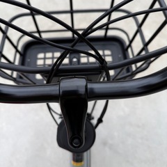 マットエアクラフトグレー【艶消し】電動アシスト自転車 チャイルドシート付きの画像
