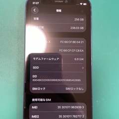 【画面＆電池新品】iPhone 12 mini ブルー 256GB SIMフリーの画像
