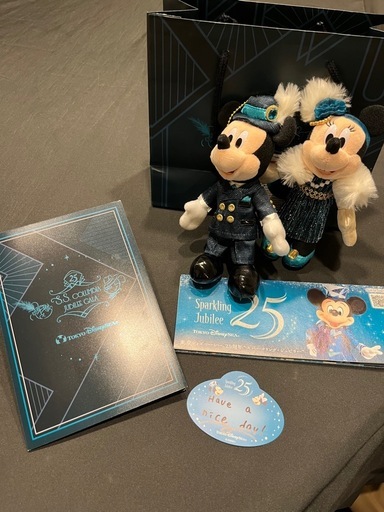 東京ディズニーシー25周年 SSコロンビア号 ジュビリーガラ ぬいぐるみセット