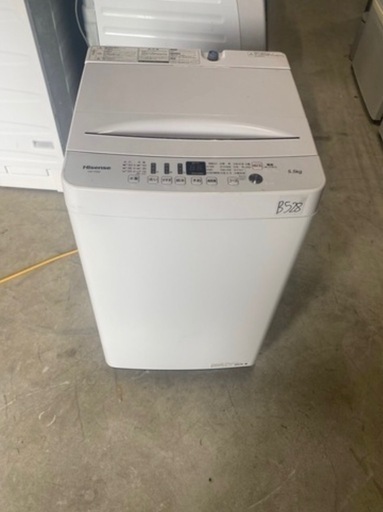NO B528?福岡市内配送設置無料✨?全自動洗濯機 ホワイト HW-T55D [洗濯5.5kg /乾燥機能無 /上開き] 2020年