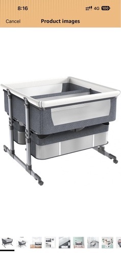 二子用ダブルベッド　ベビーベッド新品未使用