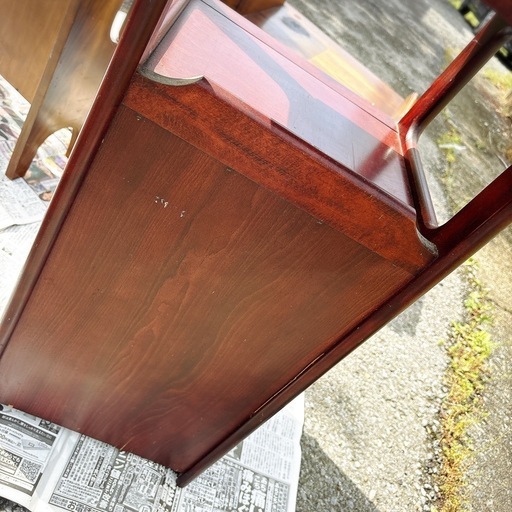 カリモク テレフォン台 電話台 木製 収納家具 