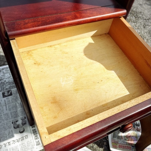 カリモク テレフォン台 電話台 木製 収納家具  カリモク家具 - karimoku カリモク 電話台 FAX台 花台 飾り棚 木製 