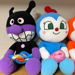 アンパンマン ぬいぐるみ 4個セットの画像