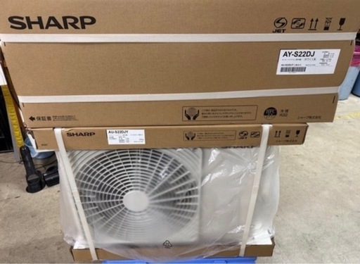 新品　NO2　シャープ　エアコン　2.2k  100v  6-8畳