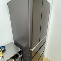  パナソニック474l 冷蔵庫　ブラウン　の画像
