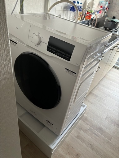 【配送設置無料】TCL ドラム式洗濯機 6kg