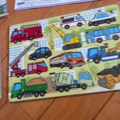 乗り物　のりもの　パズル　3枚セットの画像
