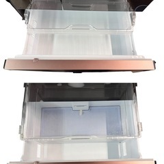 NO.2823 【2020年製】 MITSUBISHI 三菱ノンフロン冷凍冷蔵庫 MR-WX70E-BR 5ドア 700L キッチン家電 家電 冷蔵庫 中古の画像