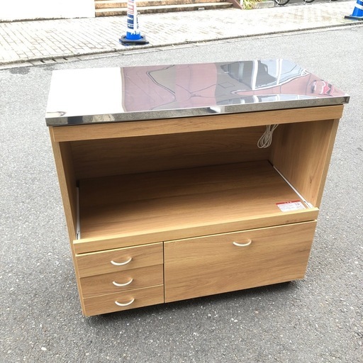 キッチンカウンター (1万円SHOP) 町田の収納家具《食器棚、キッチン 