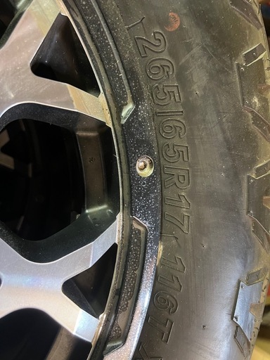 MONSTA Terrain Gripper 265/65R17 タイヤ付 BRUT BR-55 17インチ 7.5J PCD127 