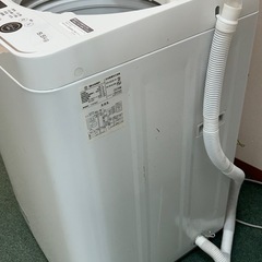 動作確認済　全自動電気洗濯機　ES-GE5E-W 5.5キロ　家電　2021年製の画像