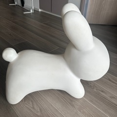 ブルーナボンボン　うさぎ ミッフィー 乗り物 おもちゃ バルーン 乗用玩具 室内遊具 ホワイト の画像