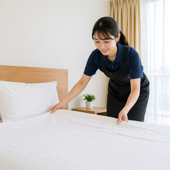 【短時間・直行直帰】民泊清掃スタッフ募集｜副業・主婦歓迎の画像