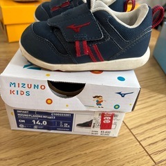 ミズノ　キッズ　ベビーシューズ　14センチの画像
