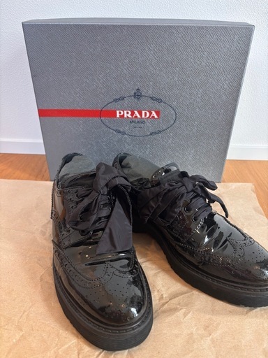 PRADA SPORTS エナメルシューズ37  