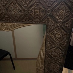 アンティーク鏡　早めのお取引希望のため破格でのお譲りですの画像