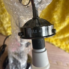 【動作確認済】ピンク花柄 クローム台座 卓上ライト インテリアに新品未使用の画像