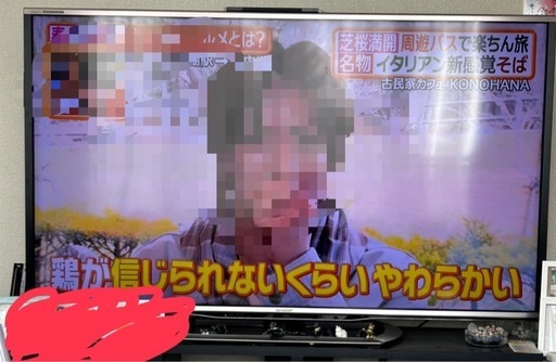 【受け渡し予定者確定中】テレビ　60インチ