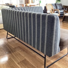 二人掛けカウチソファー【町田市再生家具】260271の画像