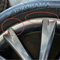 レクサスRX450　アルミホイール、タイヤの画像