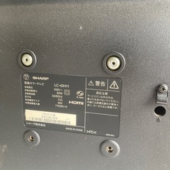 シャープ　40型テレビの画像