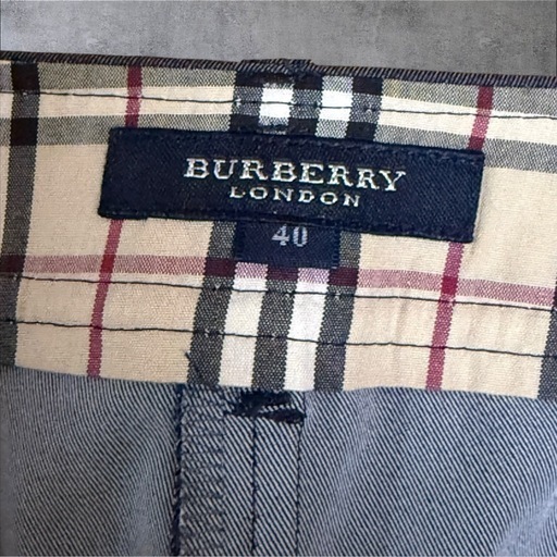 【美品】BURBERRY LONDON デニムスカート ノバチェック 40(L)