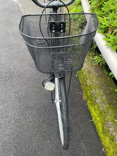 リサイクルショップどりーむ鹿大前店　No.732 自転車　シティサイクル　26インチ　王道のママチャリ?　人気の黒　ライト付き　チェー