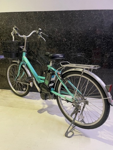 ✨美品✨室内保管✨YAMAHA電動自転車✨16 ヤマハ24インチミントグリーン電動自転車 (杉下 右京DX) 浦安の電動