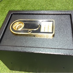 家庭用金庫 テンキー式 鍵付き 小型セーフティボックスの画像