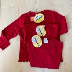 未使用品⭐︎ウェーブ長袖シャツ110サイズの画像